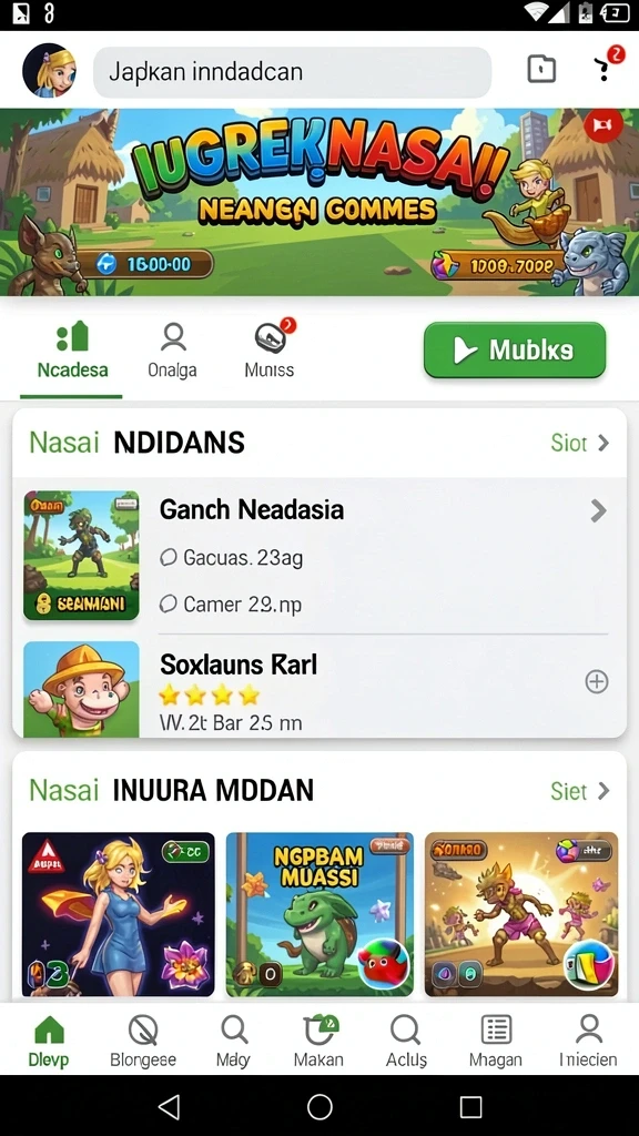 naga2000 - Screenshot level baru yang menampilkan tantangan seru.
