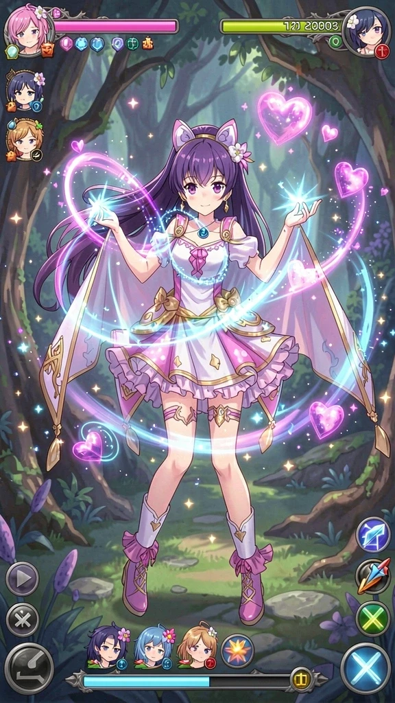 vo777 - Diverse characters with unique skills available.
